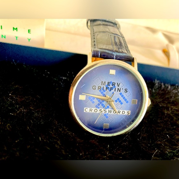 Men's Croton Game Show Contestants Gift Watch! Merv Griffin's Crosswords - Picture 5 of 8